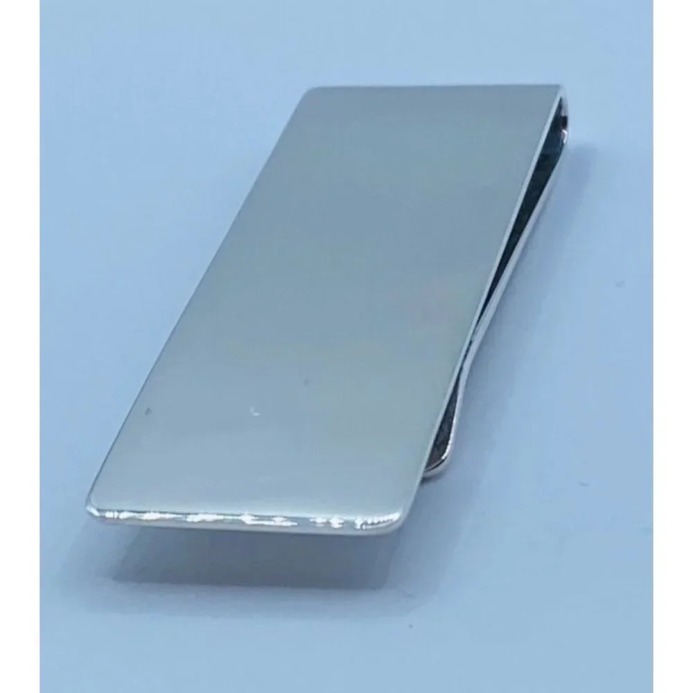 Sterling Silver Tiffany & Co Smooth Blank Money Clip 18.8G